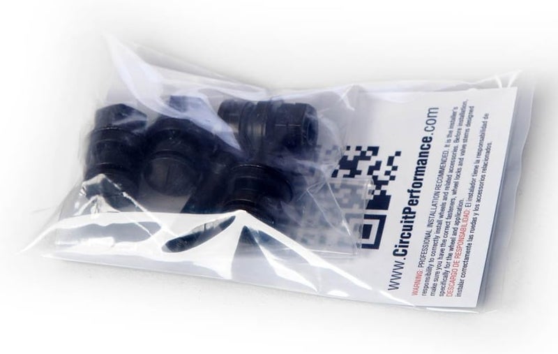 Circuit Performance Black Bolt-in Flush Mount Valve Stems (Set of 4) - Image 4